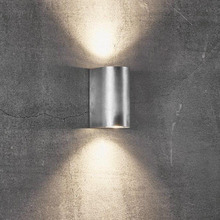 Canto Galvanised Steel Outdoor Up/Down Wall Light